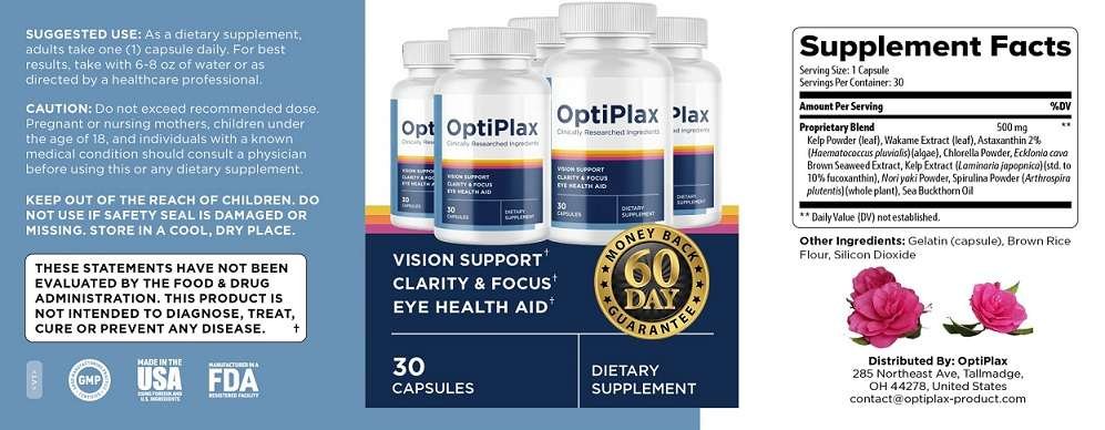 OptiPlax Ingredients